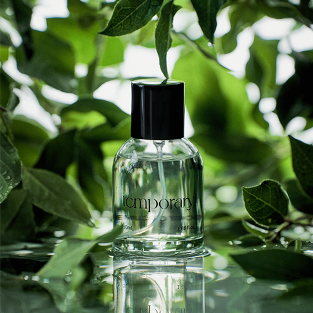 [TEMPORARY] WOODY CUCUMBER EAU DE PARFUM 50ml – Long-Lasting Blend of Bitter Green Tea, Moist Earth, Wet Wood & Fresh Cucumber for a Refreshing Scent - Made in Korea